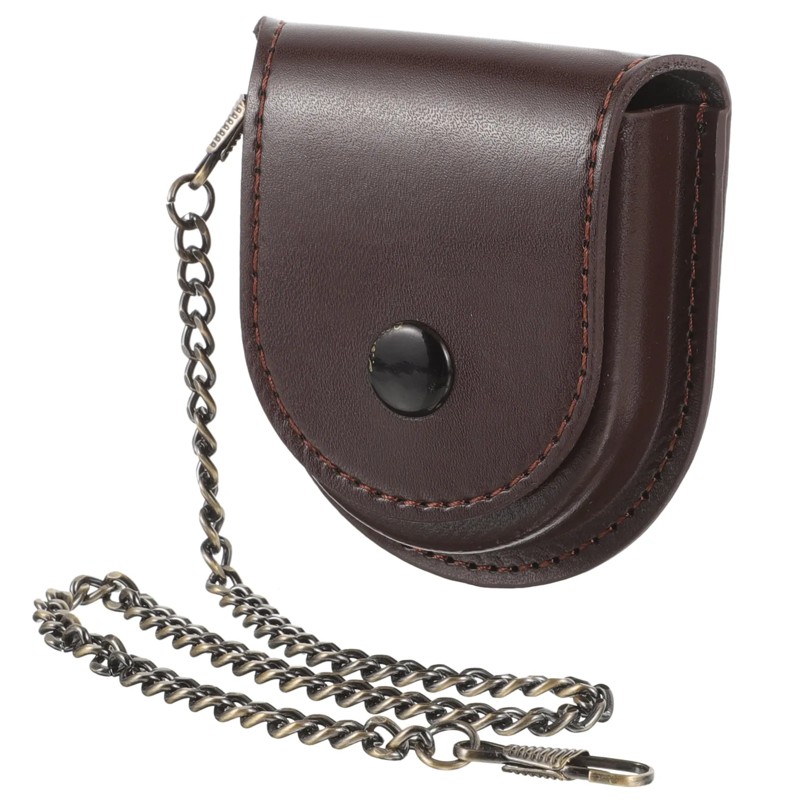 

1pcs Retro Style Pouch Pocket Storage Bag Pu Vintage Watch Holder Portable Watch Container For Men Father Husband Gift