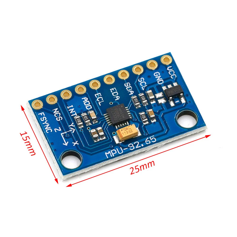 IIC I2C SPI MPU6500 MPU-6500 6-Axis Gyroscope Accelerometer Sensor Module Replace MPU6050 For Arduino With Pins GY-6500