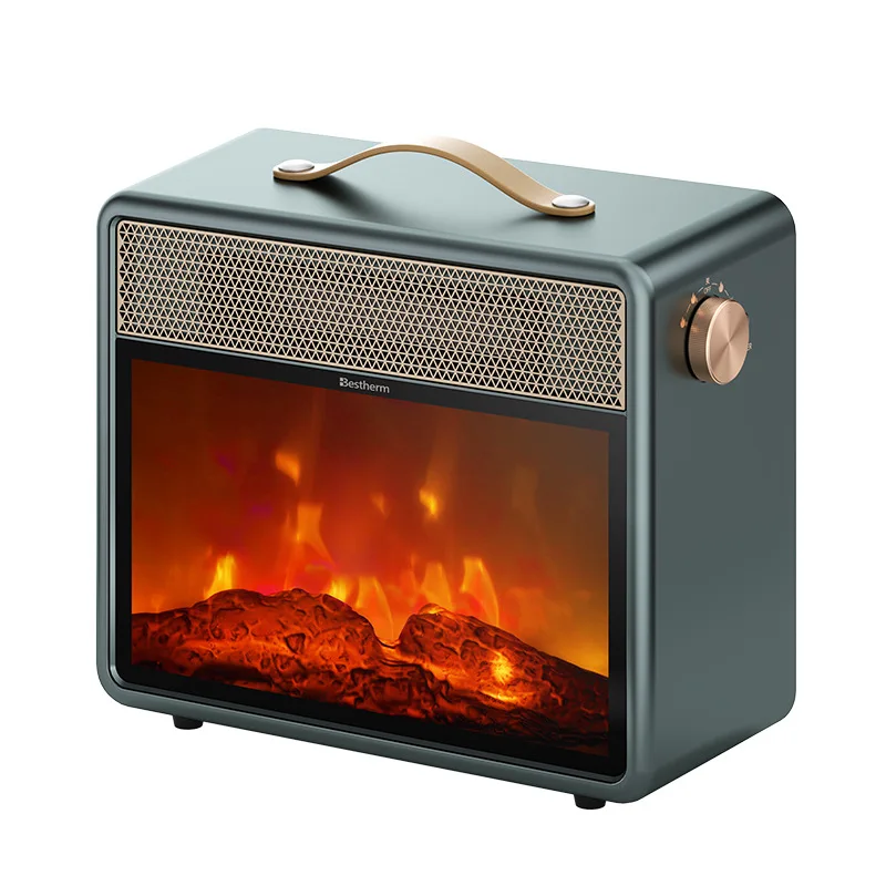 

Electric heater simulation flame heater bedroom desktop automatic power