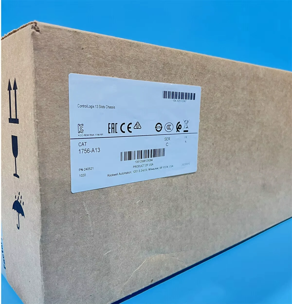 New 1756-A13 Series C ControlLogix 13 Slot Chassis PLC 1756A13