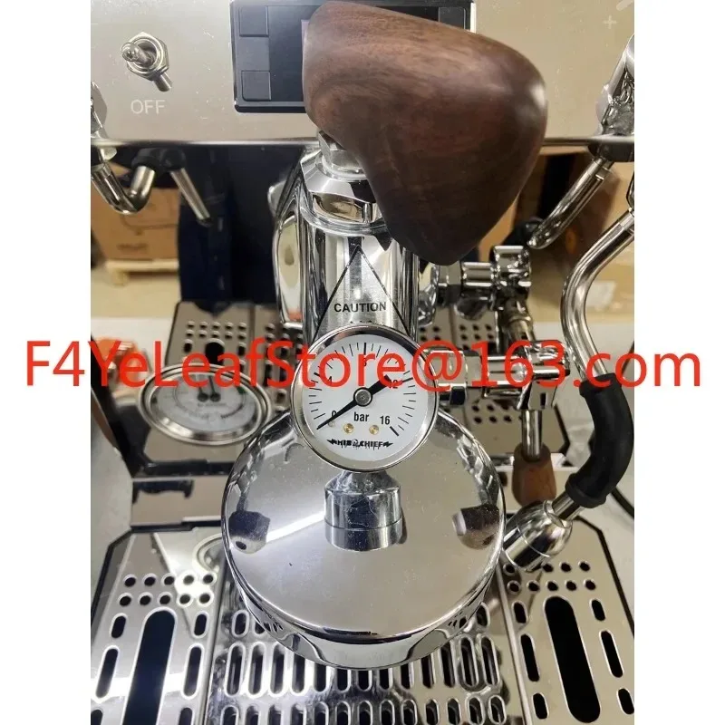 E61 coffee machine variable pressure needle flow limit viewership of valve lever pressure gauge Rocket Aibo
