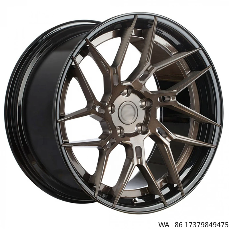 

Hotsale 2 Piece Forged 18 Inch 17 X12 17 X14 Step Lip Wheels Rims 5x110