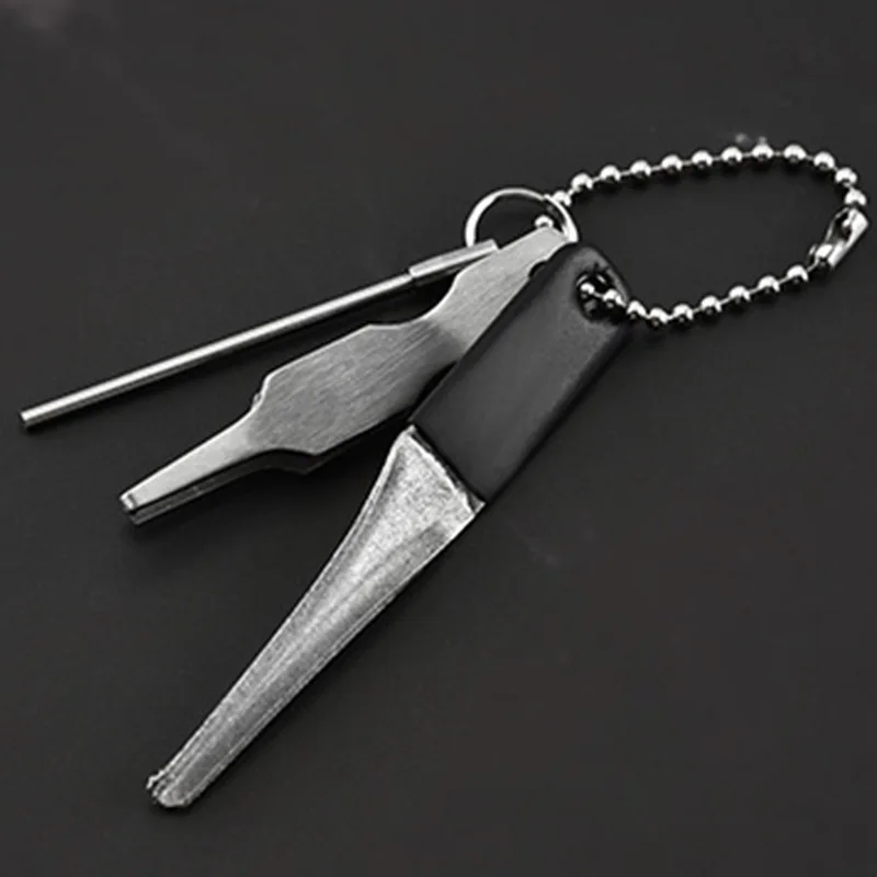 Fishing Line Tweezers Cutter Pliers Quick Knotting Device Ring Opener Fishing Tackle Set