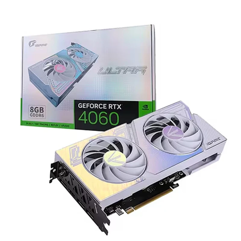 COLORFUL iGame GIFORCE RTX 4060 ULTRA DUO OC D6 8GB White