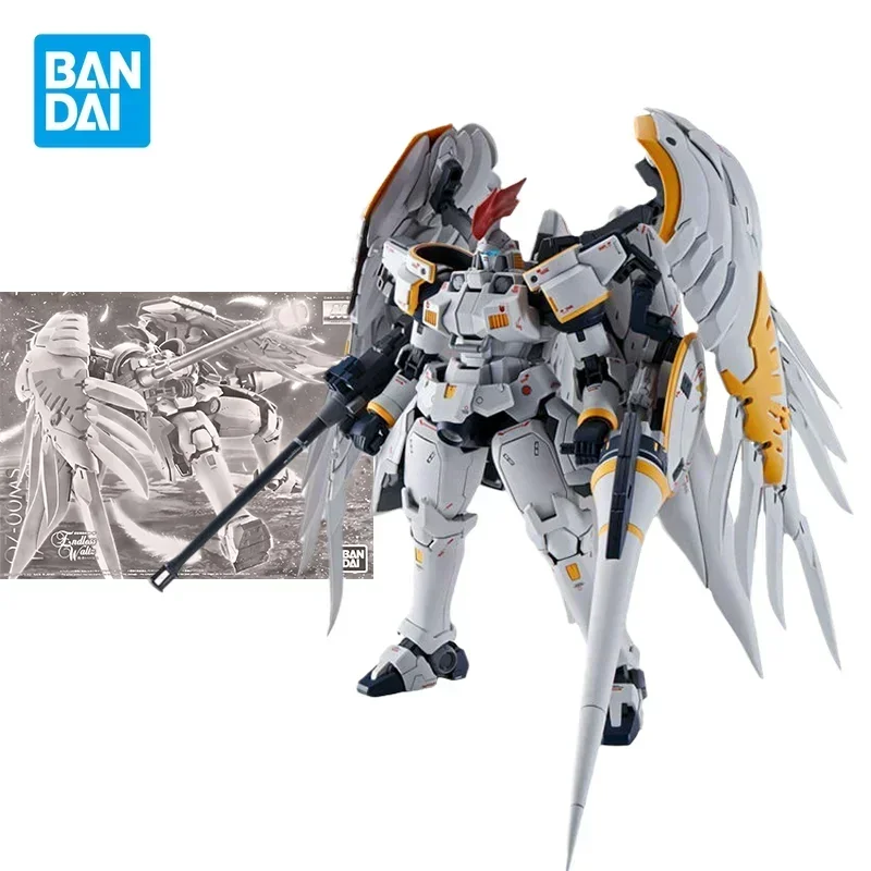 Original Bandai Gundam PB MG 1/100 Tallgeese Endless Waltz Assembly Anime Action Figure Model Toys Collection Kid Gifts In Stock