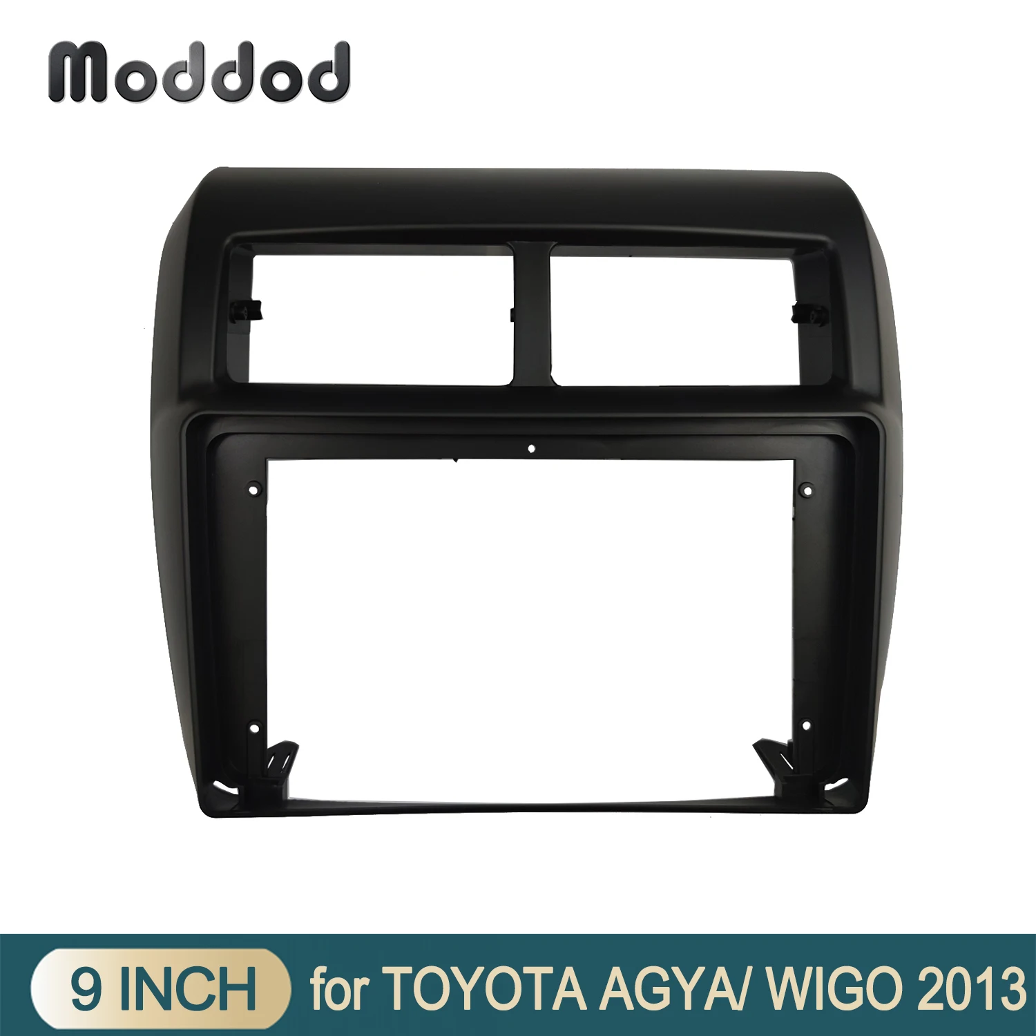 

9 INCH Radio Fascia Frame for TOYOTA AGYA WIGO 2013 Double 2 Din Stereo GPS DVD Player Install Surround Panel Android Bezel Kit