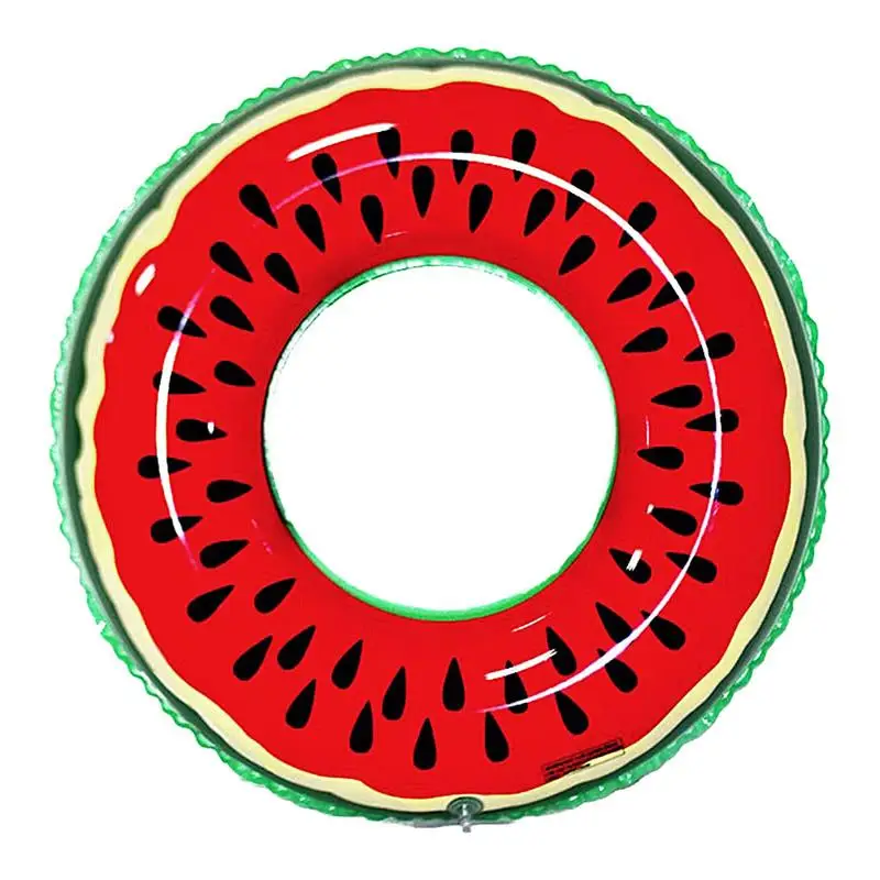 Watermelon Pattern Swimming Circle Adult Kids Inflatable Mattress Pool Party Swimming Laps Summer Beach Float Water Sports