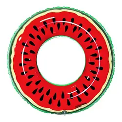 Watermelon Pattern Swimming Circle Adult Kids Inflatable Mattress Pool Party Swimming Laps Summer Beach Float Water Sports