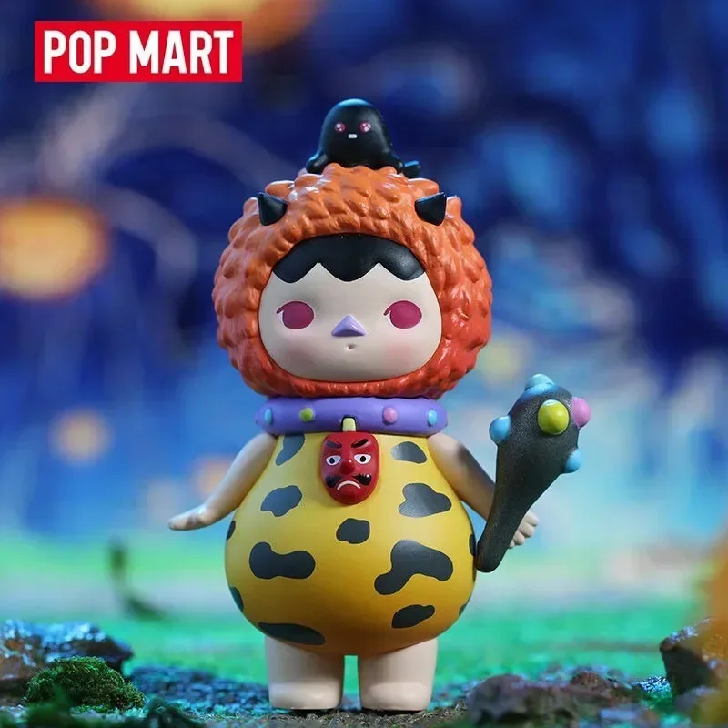 Pop Mart Pucky Monster Seri Bayi Blind Box Guess Bag Dekorasi Meja Model Lucu Hadiah Mainan Anak Perempuan Anime