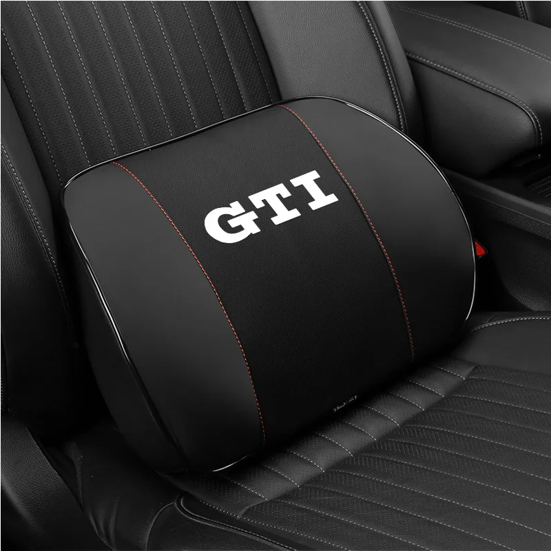 Car Neck Pillow Headrest Seat Belt Shoulder Strap Pad for Volkswagen Golf  5 6 7 8 GTI GTD Rline Passta MK2 MK3 Car Accessories