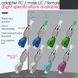 FC Male to LC Female Hybrid Converter Adapter Fiber Optical Power Meter Coupler Whosale&Dropship