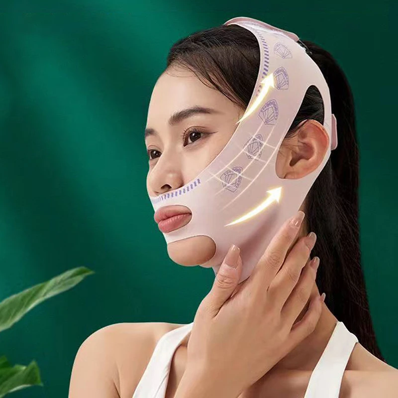 

Women Chin Cheek Face Slimming Bandage Lift Up Belt V Line Face Shaper Facial Anti Wrinkle Strap Skin Care Beauty Tools