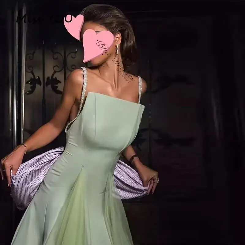 customized Dress Green Beading Purple Bow Sexy Backless Elegant Vintage Formal Occasion Evening Party Gowns view 2
