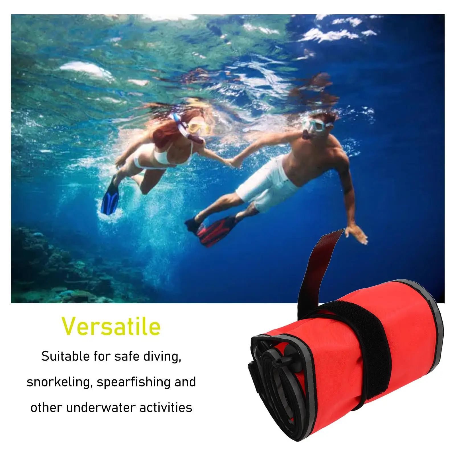 Inflatable Diving Marker - Nylon, Eye-Catching & Explosion-Proof for snorkeling Buoy