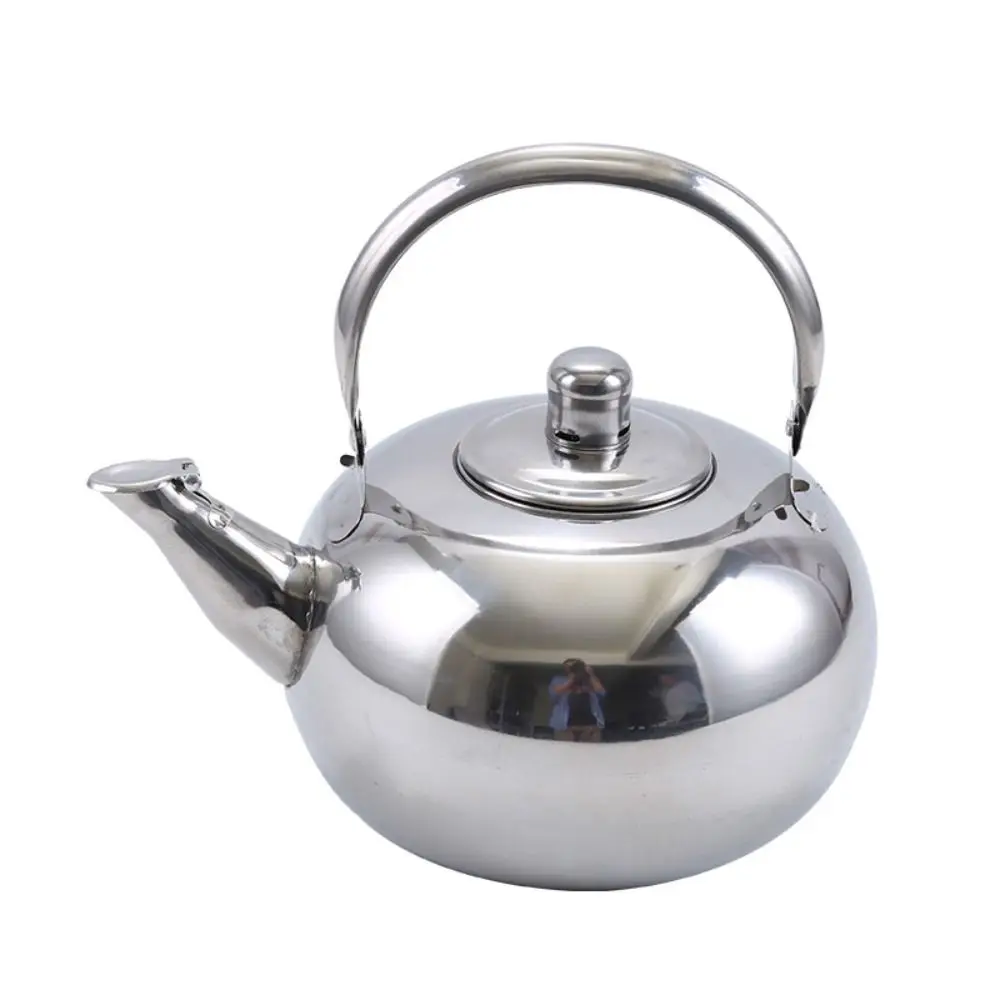 Portable Stainless Steel Water Kettles Teapot With Infuser Filter Coffee Kettle Tea Jug Home Office Tea Coffee Tools Cookware