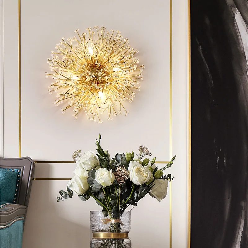 

Modern Crystal Wall Lamps For Living Room Bedroom Bedside Lamp Interior Crystal Wall Light Sconces Home Decor Decoration