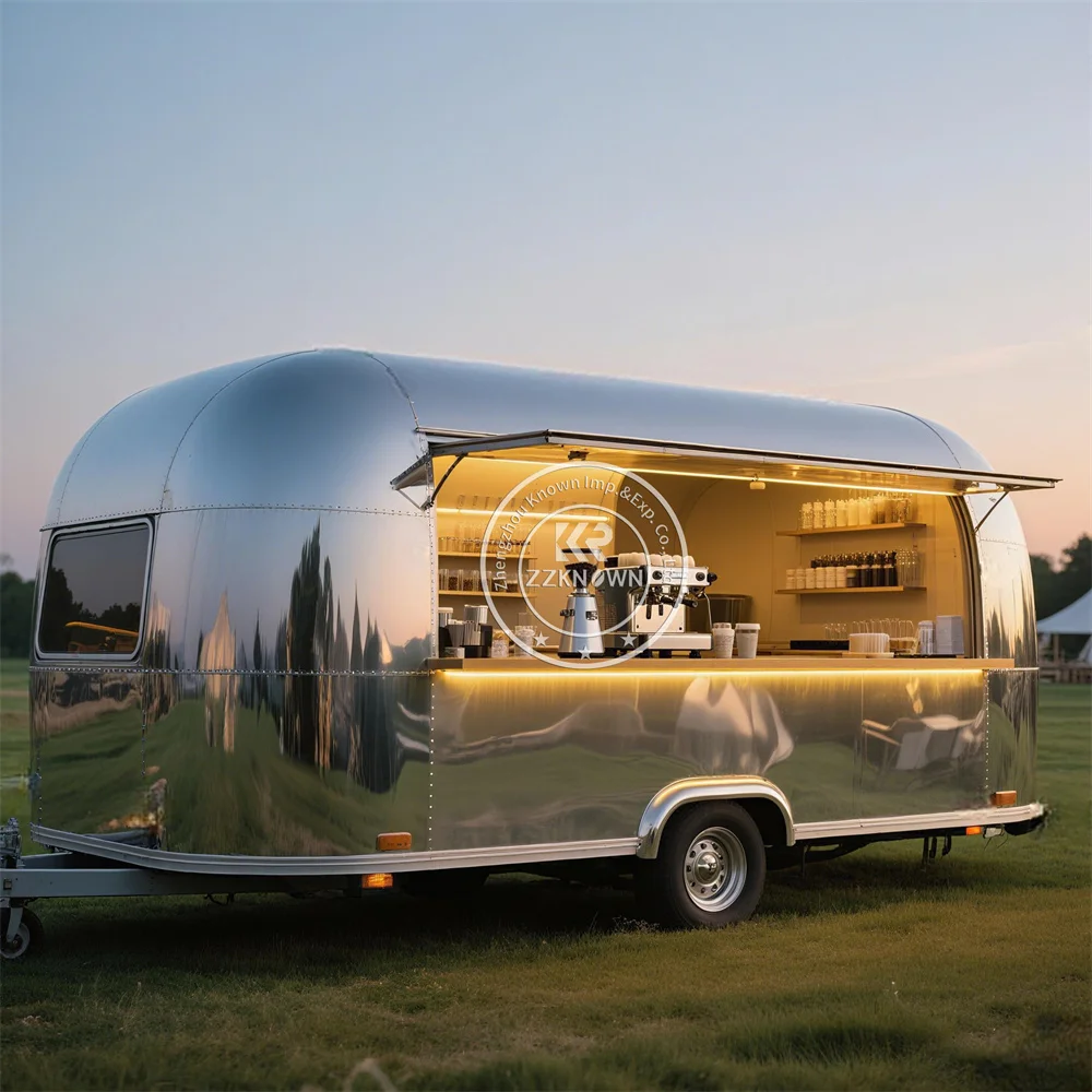 

Concession Food Trailer Fully Equipped Foodtruck Catering Trailer Fast Food Cart Mobile Food Truck With Full Kitchen