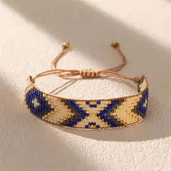 ZHONGVI MIYUKI Bracelets Spring And Summer Gift Weaving Beads Geometry Personalized Bracelet Fashion Bohemia Jewelry Wholesale