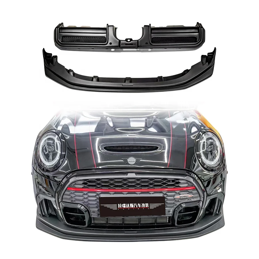 

НОВАЯ передняя губа для MINI JCW F56 F57 2021-2023, спойлеры на подбородке, задний диффузор, задние разветвители для губ, стиль AG