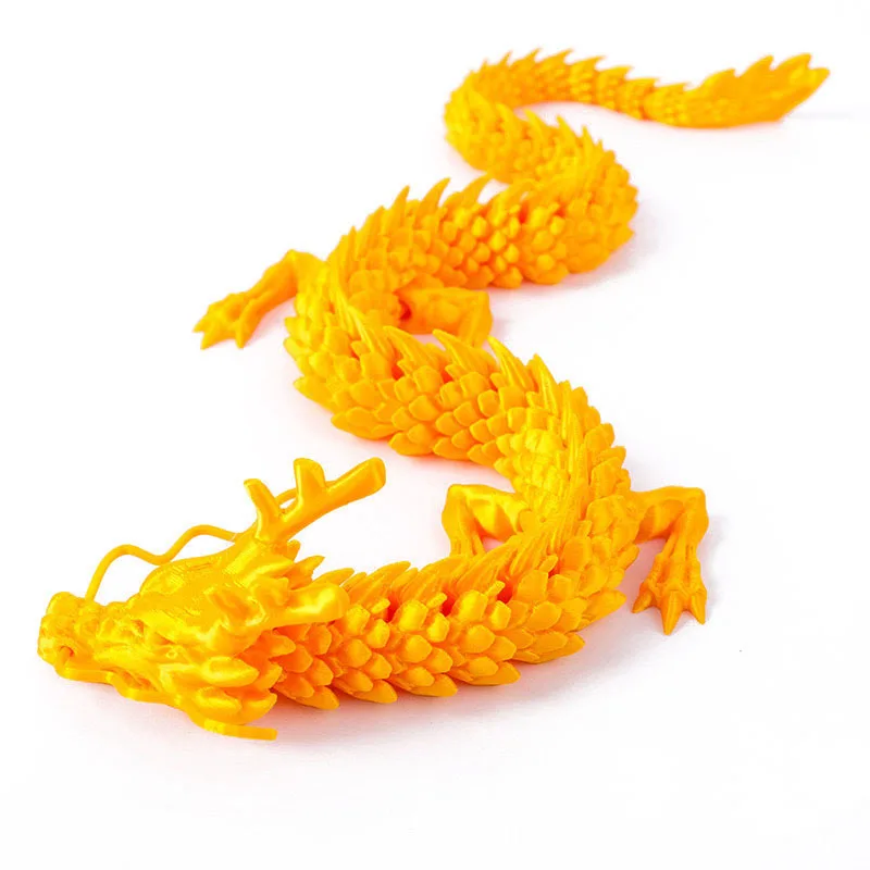 3D Printed Conjoined Dragon Ornaments, Movable Cartoon, Dragon Plants, Rockery, Fish Tank Landscaping Decoration, 30cm 60cm - view 5