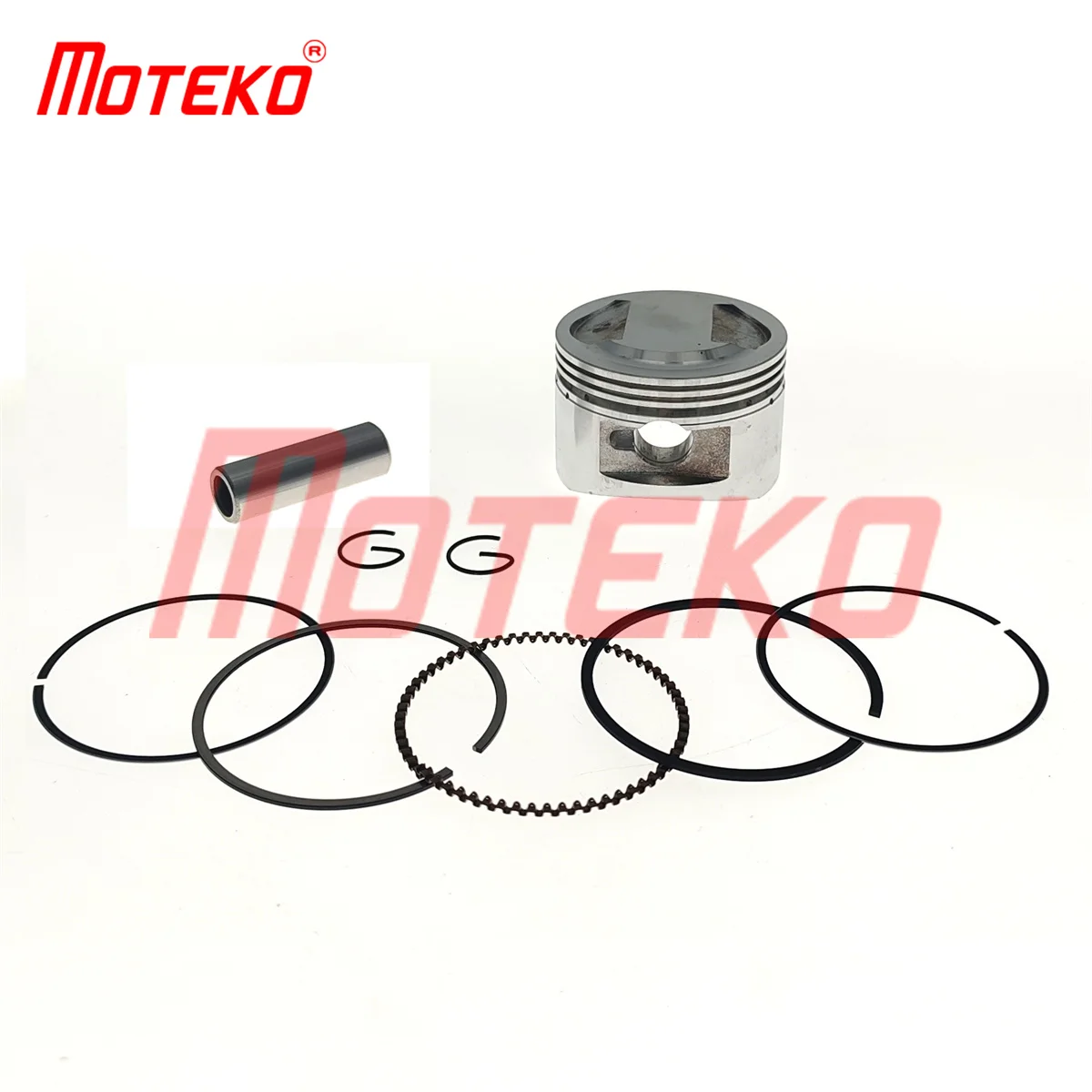 BX15120352 GY6 120CC 52MM BIG BORE CYLINDER AND CONVEX PISTON KIT 13MM PIN SCOOTER ENGINE PARTS FOR 139QMB CHINESE SCOOTERS ATV