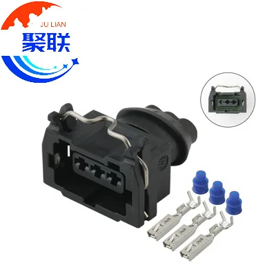 

Автоматическая 3-контактная вилка Водонепроницаемый разъем кабеля электрической проводки с клеммами и уплотнениями