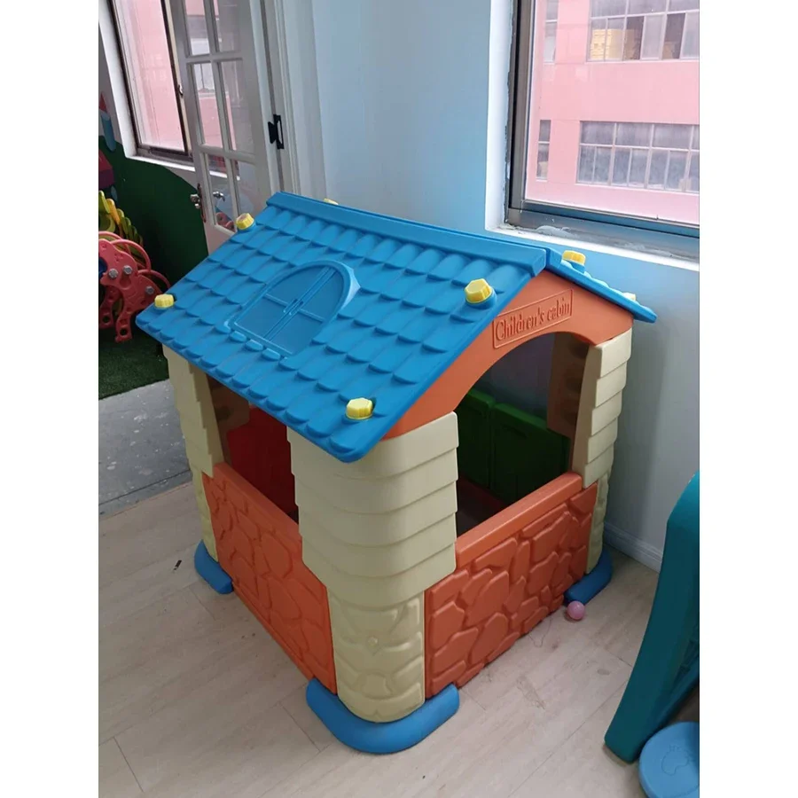 Plastic Slide House for Kids, Plastic Toy, Cheap and High Quality