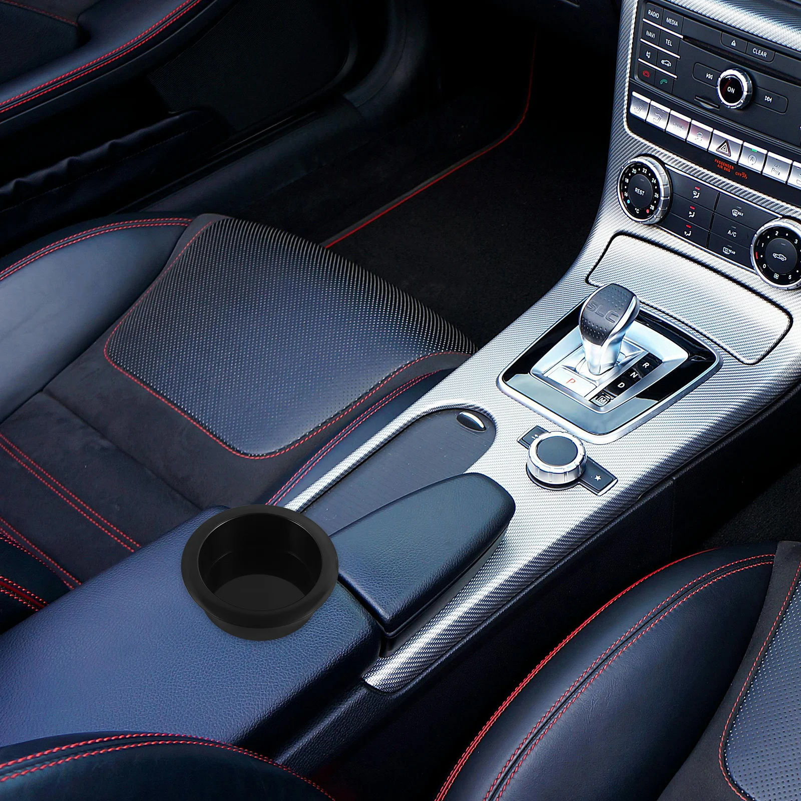 

Car Cup Holder Multifunctional Recessed Drink Storage Insert for Boats Rvs Trucks Durable Safe Stylish Design Beverage Holder