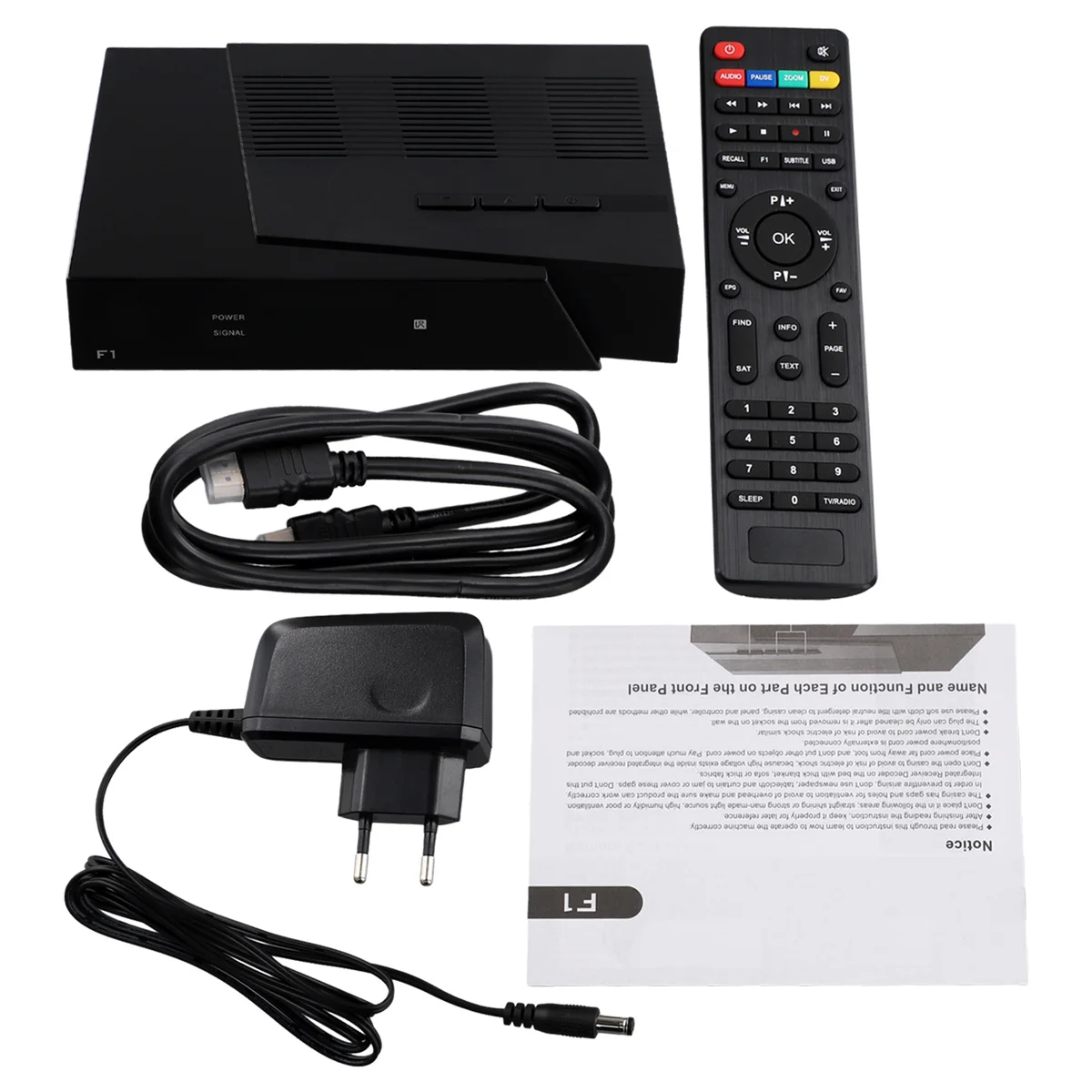 Set-Top Box Receiver HEVC Set-Top Box DVB-S2 Reception Portable Practical 265 CAS SATELLITE RECEIVER FOREVER EU Plug