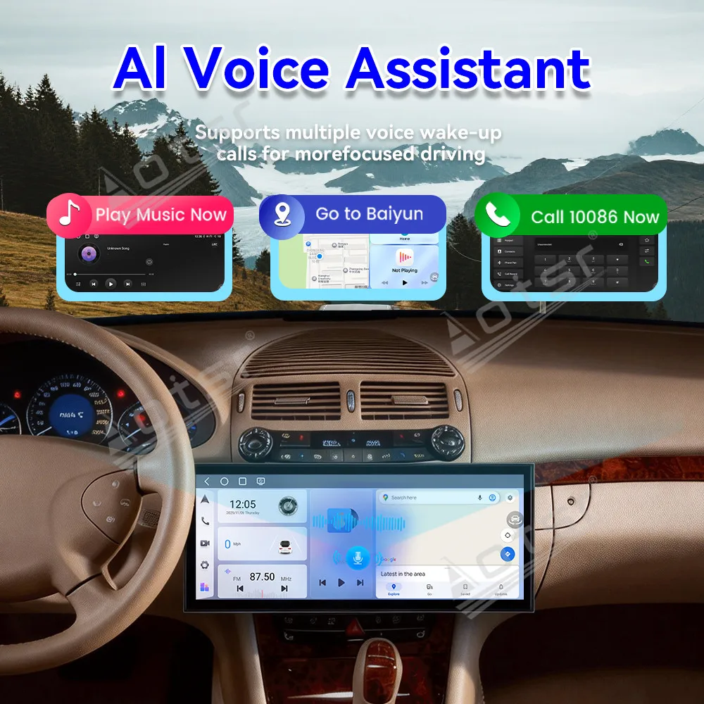 

15.8 Inch IPS Touch Screen Car GPS Multimedia Player For Mercedes Benz E CLS Class W211 2005-2008 Wireless CarPlay Android Auto
