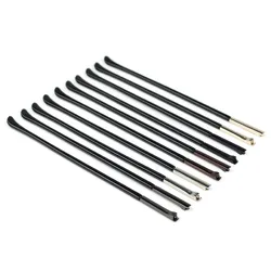 1pair 4.5mm Width Eyeglasses Spring Metal Temple Glasses Flex Leg With Long Tip Eyewear Repair Part Accessory 3059