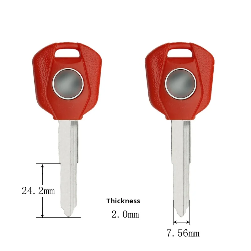 Honda motorcycle key, suitable for: Honda CM500 CM300 CB400X CB400F motorcycle key embryo.(can be placed anti-theft chip)