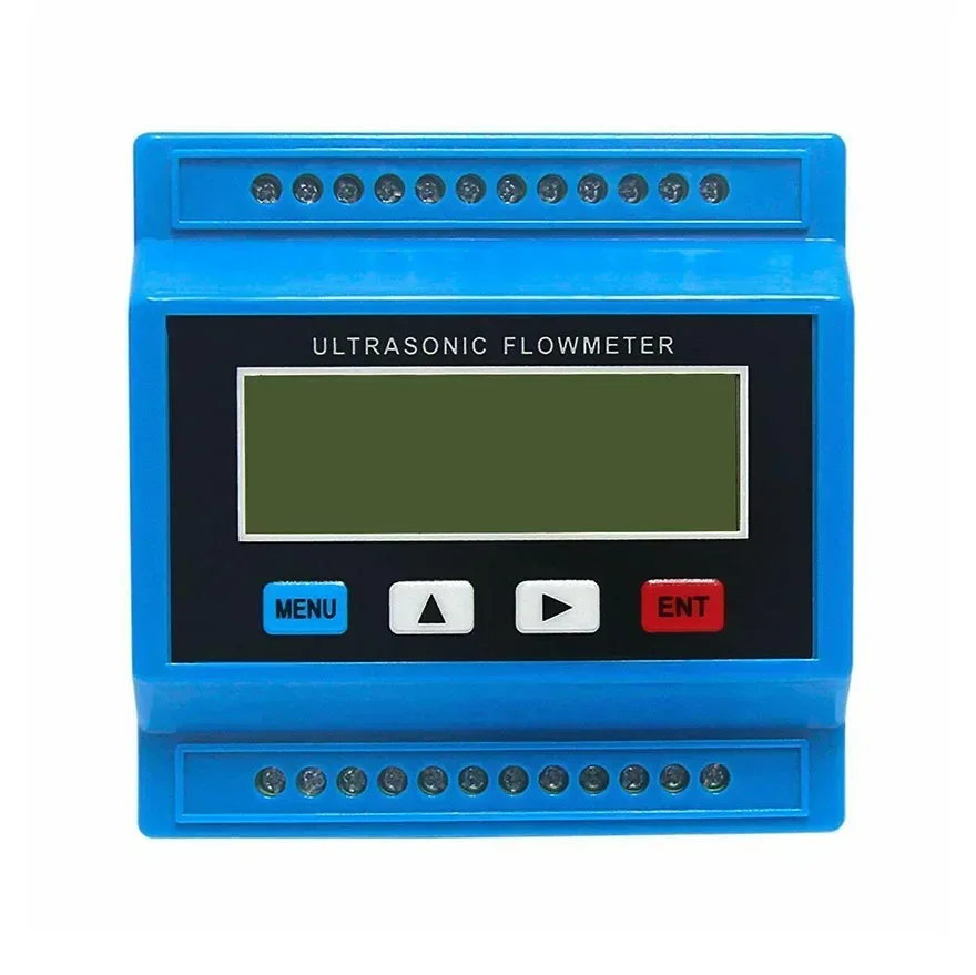 Ultrasonic Flow Meter Water Liquid Flowmeter Kit for Pipe Size DN15-100mm with Clamp-on Small