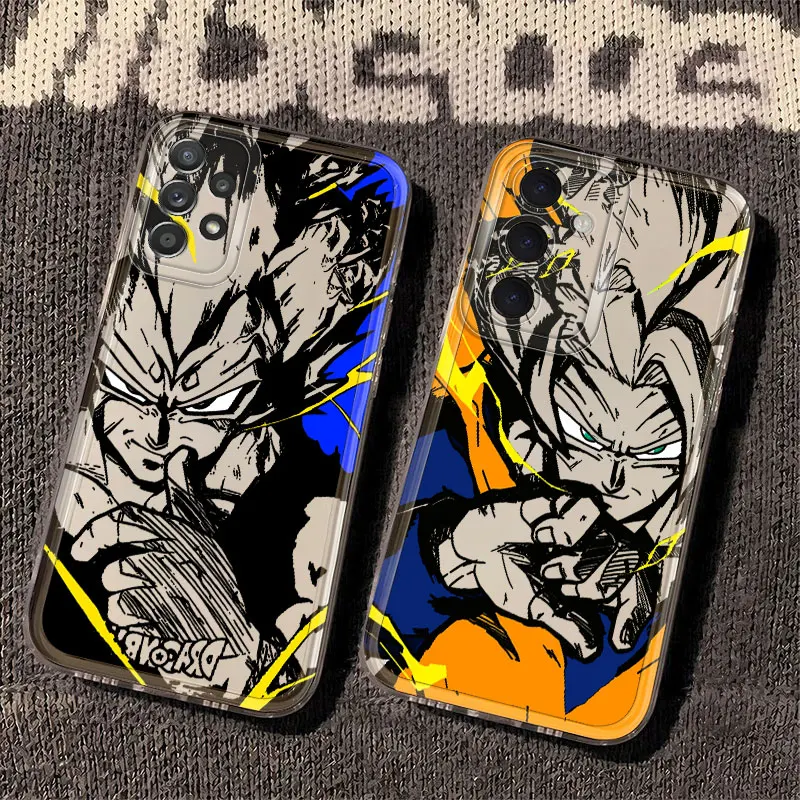 

Phone Cover Case for Samsung Galaxy S26 Note 20 Ultra 10 S25 Edge S24 S20 Plus S23 Ultra S22 FE S21 Dragon Bll Son Goku Vegta