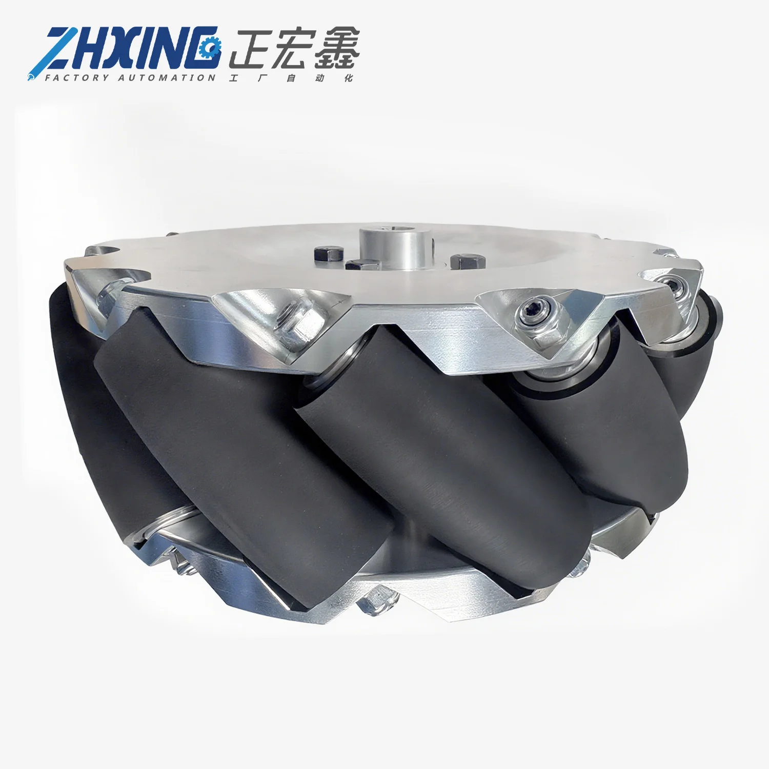1200KG Payload Capacity 16inch 406mm Mecanum Caster Wheels Exclusive Polyurethane Formula Material Handling Equipment Parts