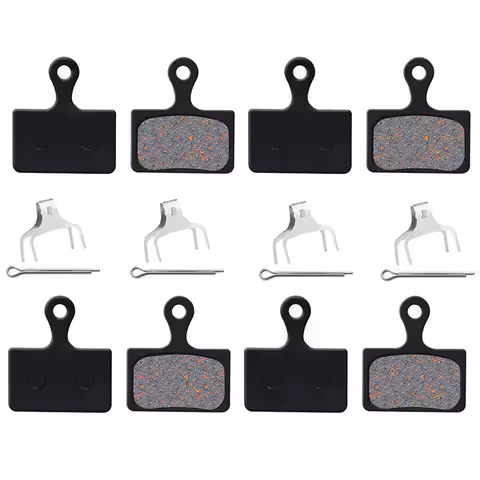 4 Pairs Brake Disc Road Bike Brake Pads for Shimano XTR-M9100, Dura Ace R9170, GRX RX400, BR RS305, RS405, RS505, RS805, U500