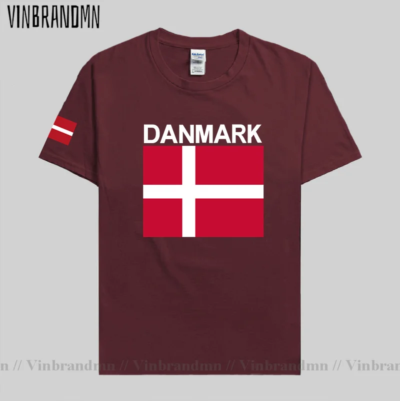 

Denmark Danish Men T shirts Jerseys Nation Tshirt 100% Cotton T-shirts Sporting Meeting Clothing Top Tees Country Danmark DK DNK