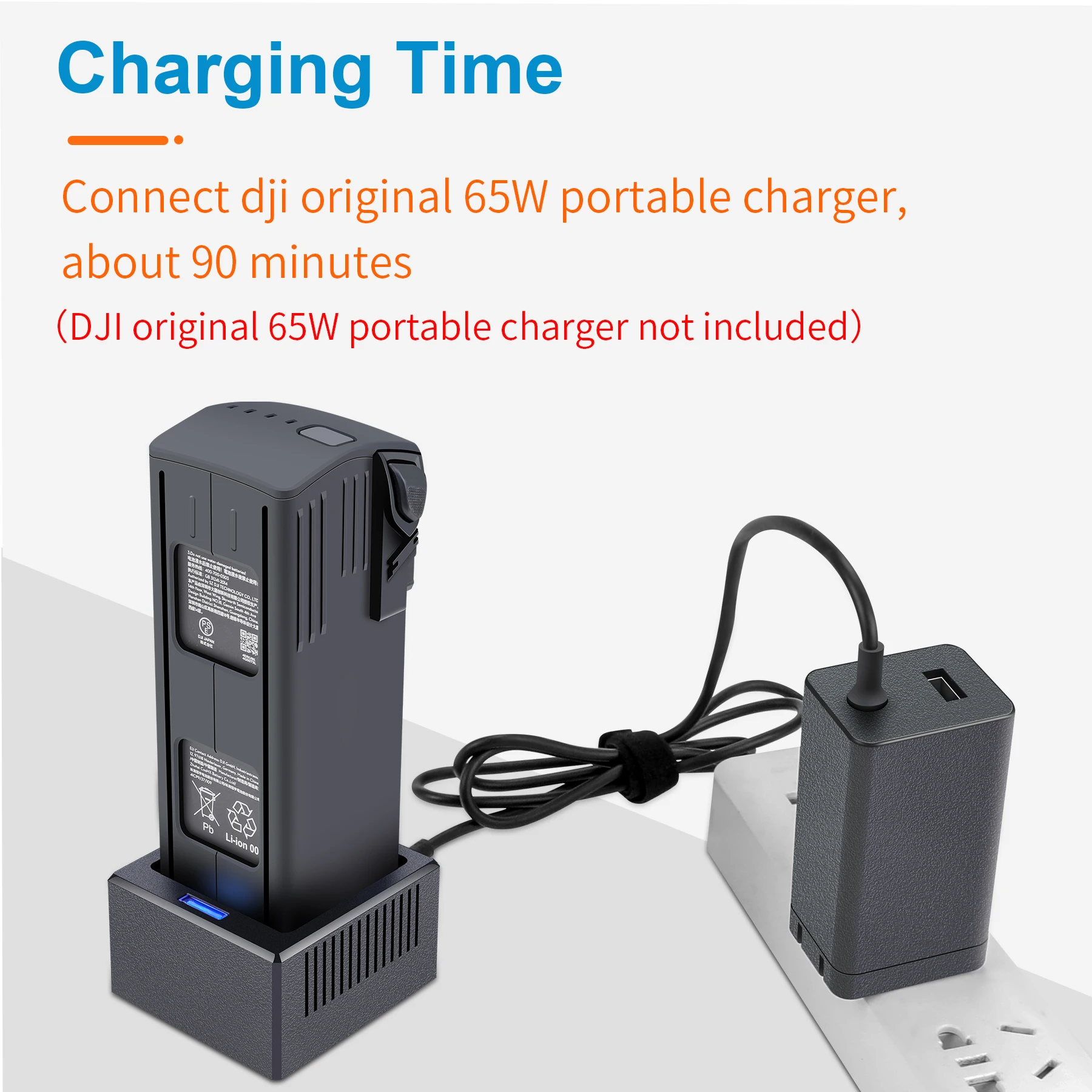 Mavic 3 الكلاسيكية البطارية محور شحن USB تهمة 1 بطارية في تسلسل ل DJI Mavic 3 ملحقات طائرة بدون طيار شاحن بطاريات ذكي