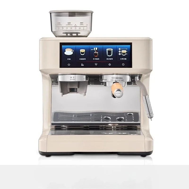 Coffee machine full semi-automatic Italian pressure transformation grinding machine