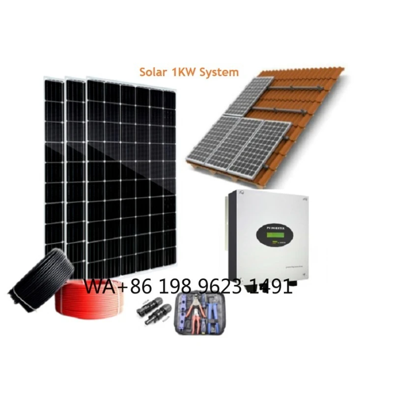 1000W Home Solar Power System Solar Panels On Grid System for Residential Use