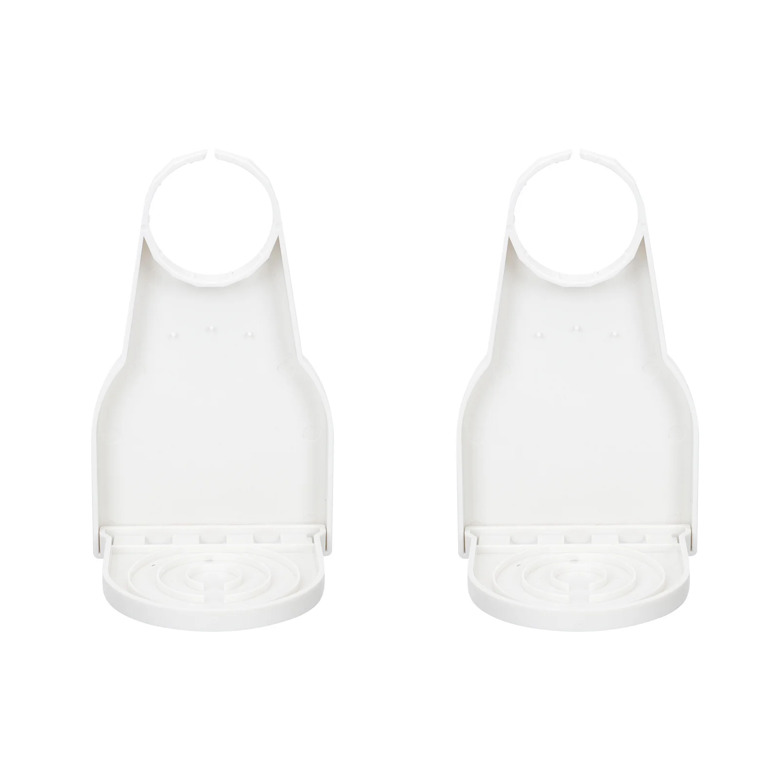 

2pcs Laundry Cup Holders Drip Catcher For Fabric Softener Detergent Spouts Plastic Drip Tray Storage Organizer Soap Dispenser