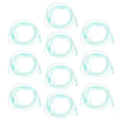 12Pcs Nasal Cannula Double Stuffy Nose Tubing Disposable Oxygen Tubes Plastic Nasal Tube Nasal Oxygen Tubes Nasal Tubing 1.5M