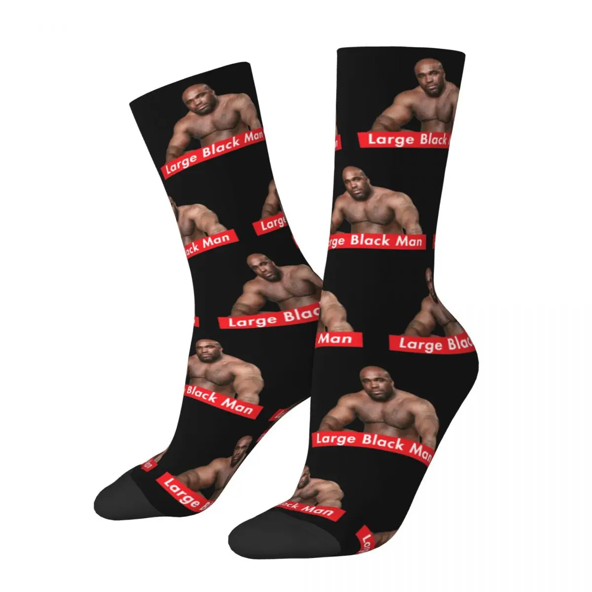 Large Penis Barry Wood Sitting On Bed Socks Men's Women's Warm Casual Socks Novelty Things Middle Tube Stockings