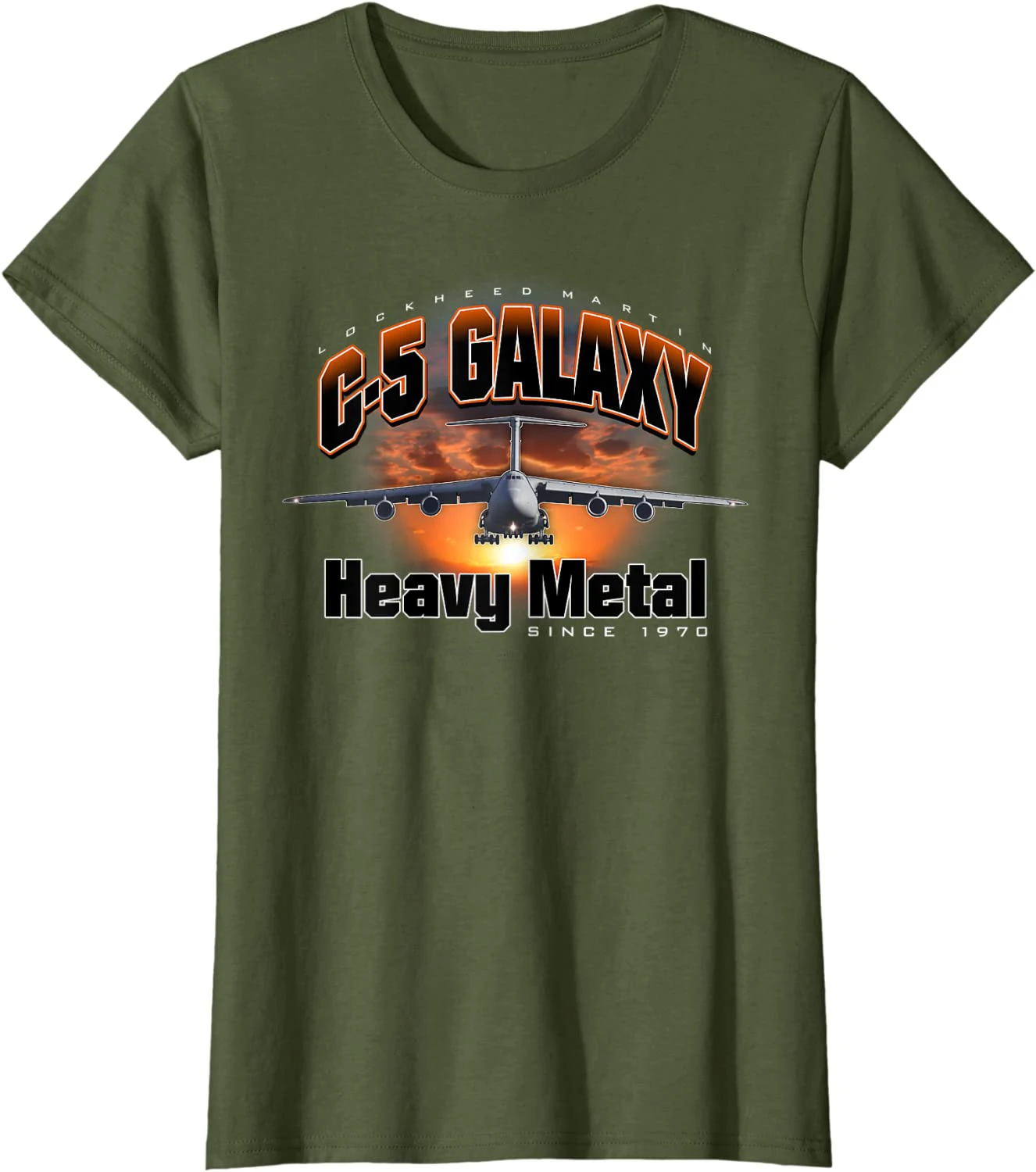 USAF C-5 Galaxy Military Transport Aircraft T-Shirt 100% Cotton O-Neck Summer Short Sleeve Casual Mens T-shirt Size S-3XL