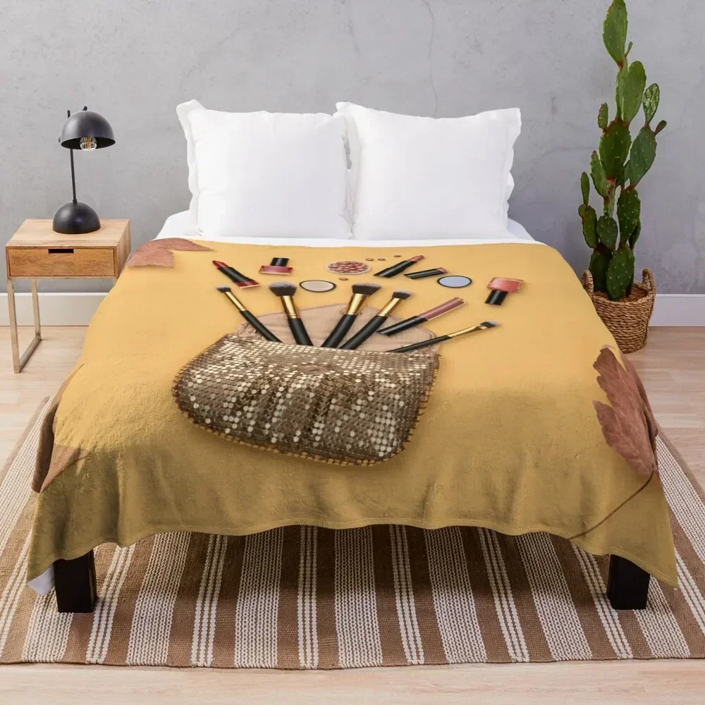 

Make-up Throw Blanket Easy Care Comfortable Blanket for Couch