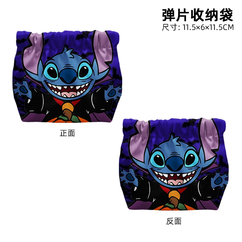 Disney Lilo Stitch Halloween Anime Pastas, Coin Bag, Maquiagem dos desenhos animados Bag, Casual Bolsas, Armazenamento De Cartão, Bolsa, Presente, T8840