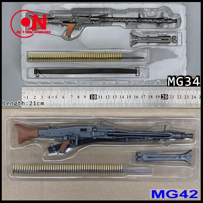 1/6 MG42 MG34 マシンガンモデル PVC素材 銃モデル アクションフィギュアシーンアクセサリー おもちゃ 人形 ギフト コレクション