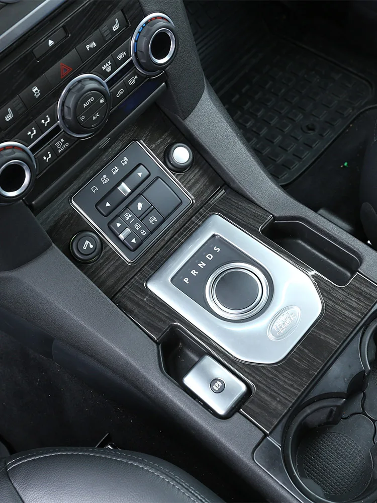 For Land Rover Discovery 4 LR4 2010-2016 ABS Car Center Console Gear Shift Frame Decoration Cover Trim Car Accessories