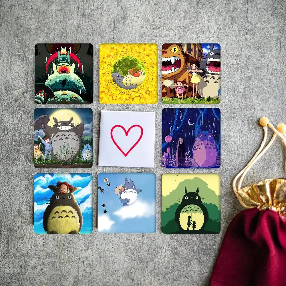 أنيمي M-My Neighbor Totoro صورة شخصية مغناطيس الثلاجة جولة المغناطيسي الثلاجة الديكور الهدايا التذكارية المفضلة