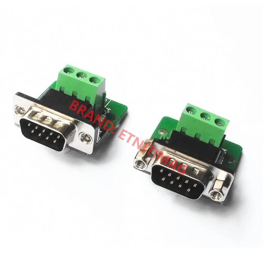 Serial port adapter terminal DB9-M4 terminal board 2/3/5 pin output, optional Nut type and Riveted tooth type